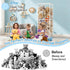 61 17 12.6 Fixwal Stuffed Animal Storage Zoo Metal Tube Extra Large Plushies Storage Stuffed Animals Holder Kids Toy
