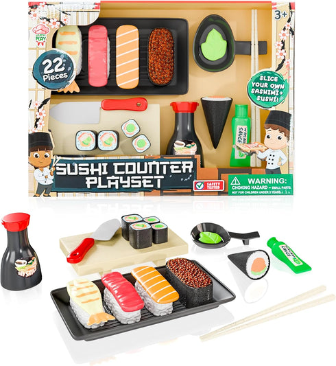 Lollipop Sushi Play Set for Kids, Interactive Toy Sushi with Vibrant Designs, Pretend Play Food Set for Fun