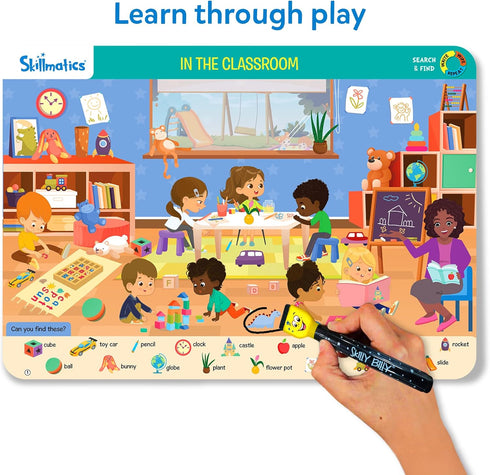 Megapack 3, 4, 5, 6 Skillmatics Search and Find Educational Game - Reusable Preschool Learning Activities, Perfect