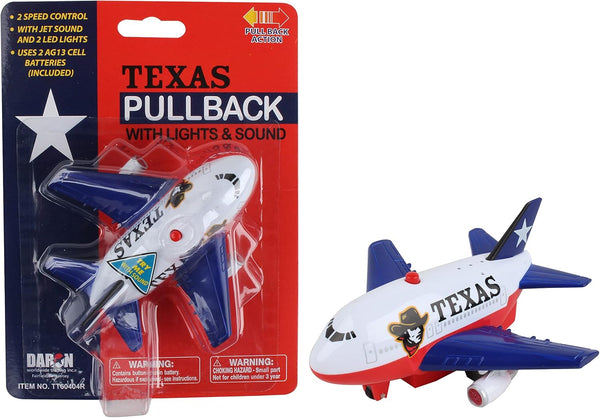 Daron Texas Pullback Toy with Light and Sound