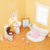 1 12 SAMCAMI Ceramic Dollhouse Furniture Scale - Doll House Furniture Toys for Dollhouse Bathroom - Miniature Furniture