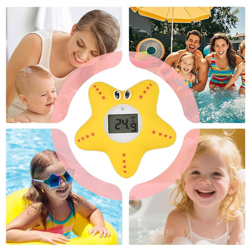 Generic Bath Temperature Gauge - Accurate LCD Display Safety Toys | Steam-Resistant Kids Cute Floating Toys Water Temp