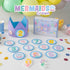 BONNYCO Mermaid Birthday Crown with Interchangeable Numbers 0 to 9, Themed Figures for Girls Birthday Gifts