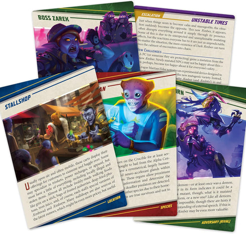 Genesys Roleplaying Game Secrets of The Crucible Mutant Invasion Adversary Deck - Fantasy Game for Kids & Adults