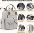Backpack 4 JSTPRO Diaper Bag - Large Diaper Bag with Portable Changing Pad as Baby Shower Gifts, Lightweight Waterproof
