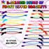 200 7.9 Inch Yinkin Pieces Party Favors Bulk Friendship Fidget Zipper Bracelets Children Sensory Toy Fidgets Friendship
