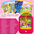 Qiaojoy 3-5 2000+ 3 4 5 6 Kids Learning Tablet Bilingual, Educational Learning Toys for Toddlers Year Olds, with Words