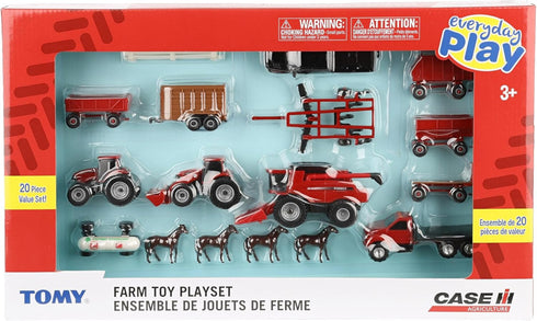 1/64 20 Set ZFN44091 ERTL Case IH Tractor and Vehicle Piece Value