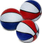 Botabee Mini Basketball Set, Red, White & Blue for Pop A Shot Arcade Games | 3 Pack of 7” Junior Basketballs