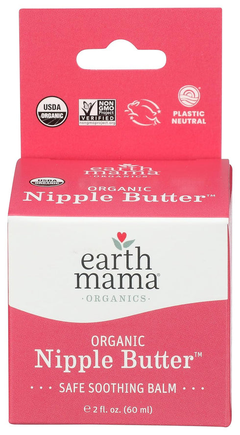 Earth Mama Angel Baby , Natural Nipple Butter Organic, 2 Fl Oz