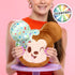 10-inch 0+ Disney Munchlings Squeeze-A-Munch Large Scented Mint Dipped Ice Cream Sandwich Mickey Mouse Plush, Kids Toys