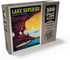 MyPuzzle Great Lakes: Lake Superior Vintage 500 Piece Jigsaw Puzzle for Adults