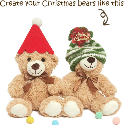 Teddy Bears Bulk 5 Packs Plush Stuffed Animals Gift for Kid Girlfriend, 13.5 Inches for Christmas Valentine’s Day