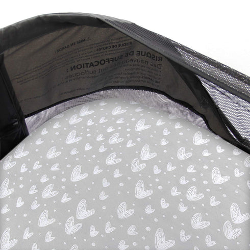 Pack Day2Dream 2 Pack, 100% Bassinet Sheets Fit for Graco 'n Play Travel Bassinet(not playard) and Munchkin Brica Baby