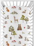 Sweet Jojo Designs Fitted Baby Crib Sheets (Woodland Animals) for Boys or