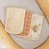 Set 3, 7" 20", Crane Baby Muslin Baby Burp Cloths, Lightweight Absorbent Burp Cloth, Safari Animal, of x Newborn Baby