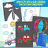 Set 4 5 6 7 8 9 Art & Craft Activity,Foil Craft Traffic DIY Art Fun Kits,No Mess Creative Foil Art Kits Drawing Game