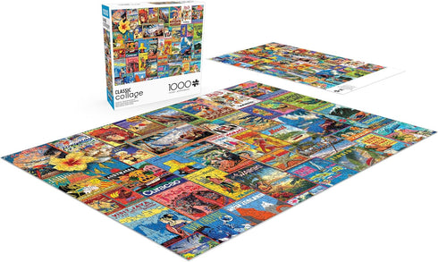 1000 26.75 19.75 Buffalo Games - Lewis T Johnson - Exotic Destinations - Piece Jigsaw Puzzle for Adults -Challenging