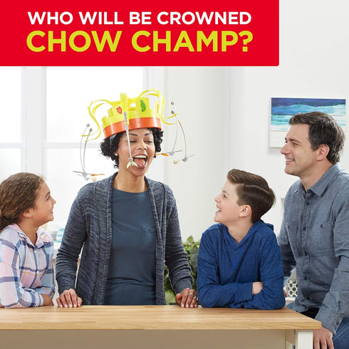 Chow Crown Game - Kids Electronic Spinning Crown Snacks Food Family Game