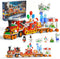 Christmas Train Building Block Set-1461PCS Surprise Christmas Countdown Toys with LED Light