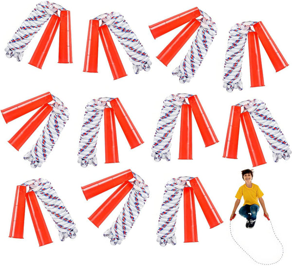 ArtCreativity 84 Inch Nylon Ropes for Kids, Pack of 12 Durable Jump Ropes for Indoor and Outdoor Activity