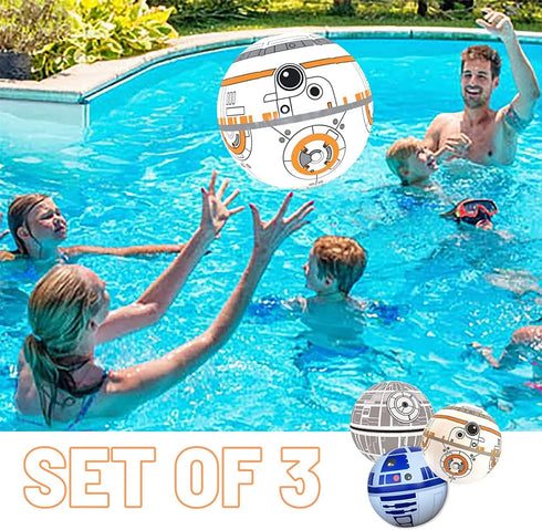 NINOSTAR Large Play Balls Set of 3, 14 Inches Fun Indoor and Outdoor Gift for Play Party Decor
