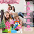 100PCS Magnetic Building Blocks - Unicorn World Magnets Cubes, Montessori Toddler Christmas Birthday Gifts, STEM