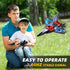 8-12, 2.4 360 8-16, MSKOLER Foam Remote Control Airplane for Kids GHz RC Plane with Colorful Lights, Flips & Stunt