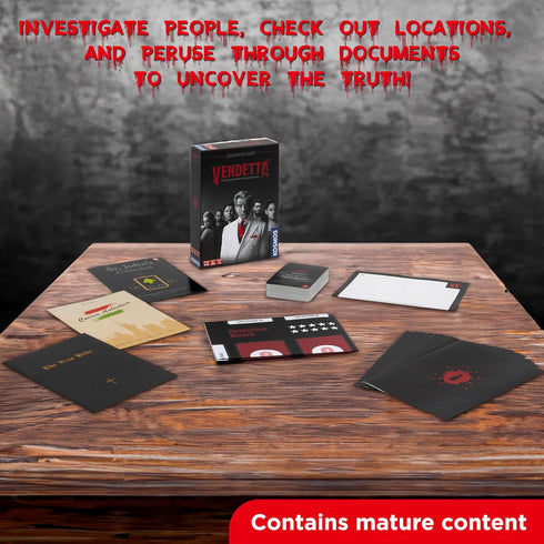 Vendetta: A Modern Murder-Mystery Game for Adults