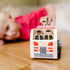 Melissa & Doug Wooden Fire Truck with 3 Firefighter Play Figures, Fire Truck Toys for Kids, Classic Wooden Toys