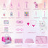 DWMTGS Sets Set 3 4 5 6 Doctor Kit for Girls -Vet Play for Kids, Pretend Play Doctor with Pet Cage and Kitten Toy