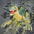 VERTOY Remote Control Dinosaur Toy - Walking Velociraptor with Light and Sound for Kids 3-12