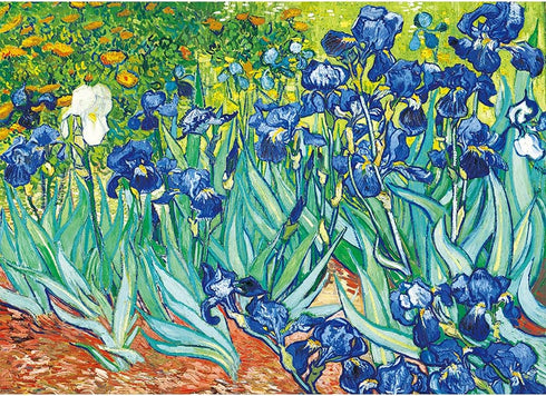 MaxRenard 1000 Pieces Jigsaw Puzzle for Adults, Van Gogh Irises Oil Painting Collection, Perfect Fit Artwork