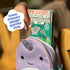 Pack 3 4-8 DINO MINI Stickypuff Value - Reusable Puffy Sticker Book for Toddlers - Puffy Stickers for Toddlers - Travel