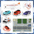 3 4 5 6 deAO Airplane Toys for Kids with Trucks, Helicopter,Planes, Signs,Fire Trucks Race Cars and Airport