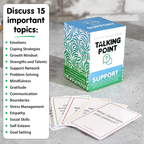 200 Safe, Trauma-Informed Conversation Starter Cards for Stronger Families - Build Support, Trust and Connection While