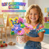 3 4 5 6 7 8 9 AGENTLAN Art & Craft Activity, Poke Fun Flower Bouquet Craft Kit, Fun & Easy Art Kits for Kids, DIY