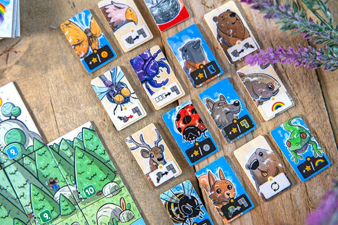 Hachette Boardgames 2 Encountering 1-2 8+ 15 Solstis | Whimsical Player Strategic Tile Game | Build a Stunning Mountain