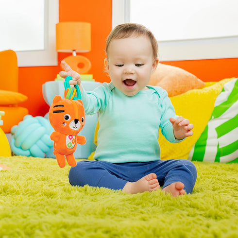 Bright Starts Jingle Joy Stroller Toy - Tiger with Chime
