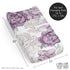 Sweet Jojo Designs Lavender Purple Boho Shabby Chic Floral Girl Baby Changing Pad Cover Sheet Infant Newborn Diaper