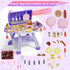 Playset 3-5 New Upgraded Kids BBQ Grill with Smoke, Sound&Light, Toy Grill for Girls, Pretend Food Hamburger, Kitchen