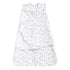 HALO Micro-Fleece Sleepsack Swaddle - 3-Way Adjustable Wearable Blanket, TOG 3.0, Confetti, Small, 3-6 Months