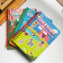 Pack 3 4-8 DINO MINI Stickypuff Value - Reusable Puffy Sticker Book for Toddlers - Puffy Stickers for Toddlers - Travel