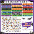 320 Pcs Halloween Slap Bracelets Party Favors for Kids, Halloween Treat Bag Stuffers and Stickers
