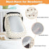 Muslin Cotton Car Seat Cover Baby, Universal Fit Carseat Cover for Baby, Infant Car Seat Cover with Mesh Peep Window
