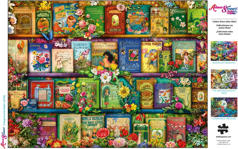 Buffalo Games - Aimee Stewart - Vintage Summer Books - 1000 Piece Jigsaw Puzzle for Adults