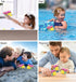 DolliBu Butterfly Bath Buddy Squirter – Colorful Floating Rubber Bath Toy for Toddlers, Fun Water Squirting Bathtime