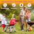 Kids Kitchen Playset with Play Food, 41Pcs Grill Toys with Simulated Smoke Sound & Light, Outdoor Pretend Play Set for