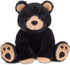 Bearington Collection Woody The Black Bear Plush, 10.5 Inch Stuffed Animal Toy