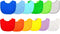 Youngever 12 Baby Bibs - Stay Dry Soft Waterproof Baby Terry Bibs for 3 To 12 Months